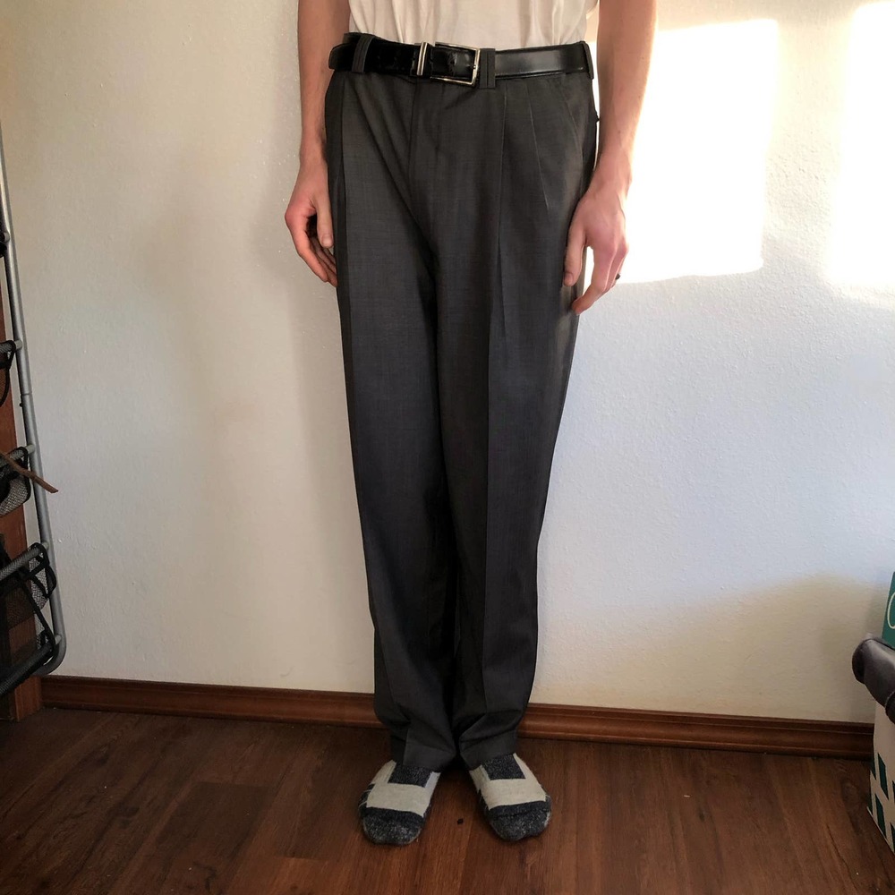 Charcoal Gray Slacks Ravazzolo Slacks